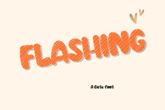 Flashing Decorative Font By nstudio design
