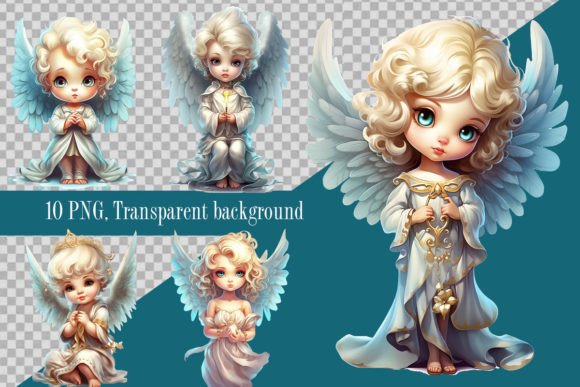 Babies Angels Clipart Graphic AI Transparent PNGs By Best Art Bytes