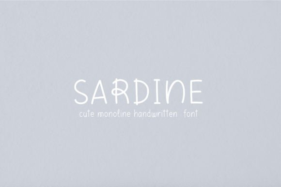 Sardine Script & Handwritten Font By sunday nomad