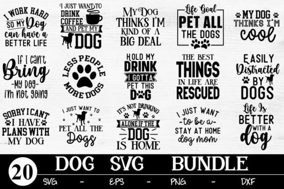 Dog Svg Bundle, Dog Cut Files, Dog Mom Graphic Crafts By SvgDesignStudio