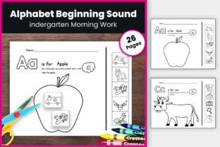 Alphabet Phonics Worksheets: Cut & Paste Graphic K By TheStudyKits 1
