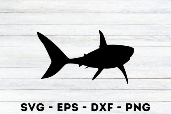 Shark Silhouette Svg Graphic Illustrations By MagaArt