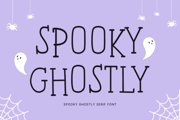Spooky Ghostly Slab Serif Font By The Magic Bee Studio
