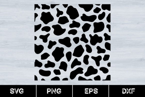 Seamless Cow Print Pattern, Svg Grafik Papier-Muster Von AnuchaSVG