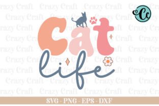 Cat Retro Bundle, Cat Svg Bundle, Retro Graphic Crafts By Crazy Craft 3