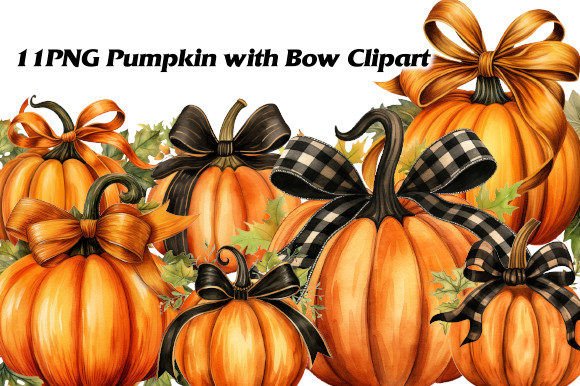 Halloween Watercolor Pumpkin Clipart Graphic Illustrations By ILukkystore