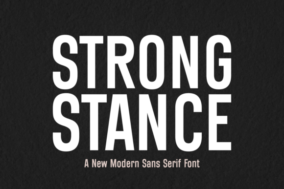 Strong Stance Sans Serif Font By Jasm (7NTypes)