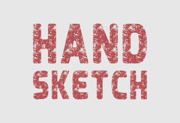 Hand Sketch Sans-Serif-Schriftarten Schriftart Von GraphicsNinja
