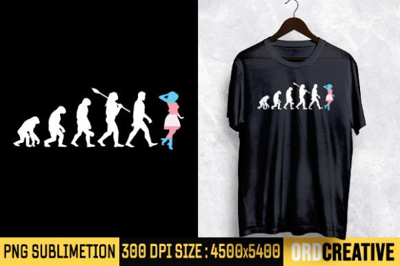 LGBT Gay Pride Human Evolution PNG Graphic T-shirt Designs By ORDCreative