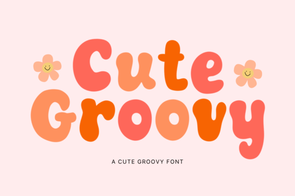 Cute Groovy Display Font By The Magic Bee Studio