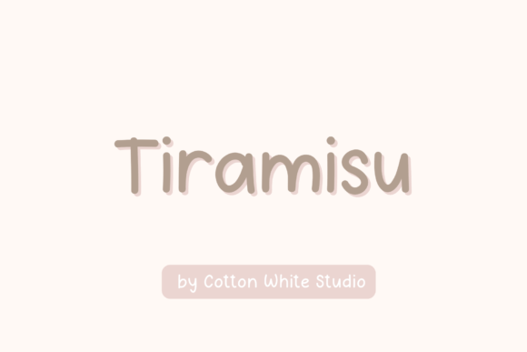 Tiramisu Fontes Script Fonte Por Cotton White Studio