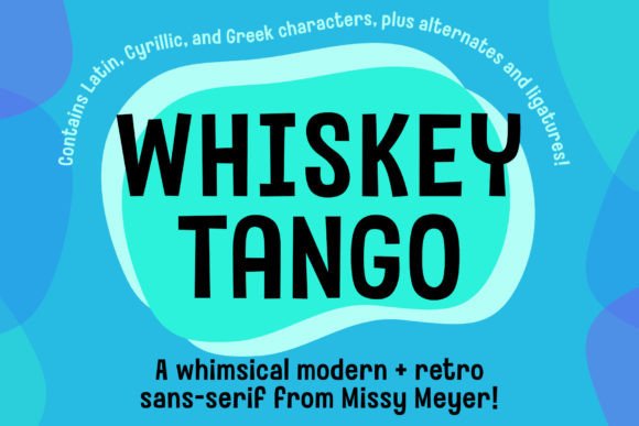 Whiskey Tango Sans Serif Font By GeekMissy