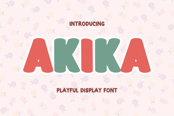 Akika Display Font By Minimalist Eyes