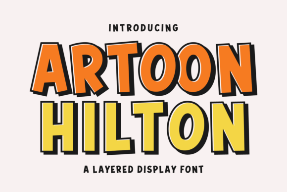 Artoon Hilton Display Font By Faris (7NTypes)