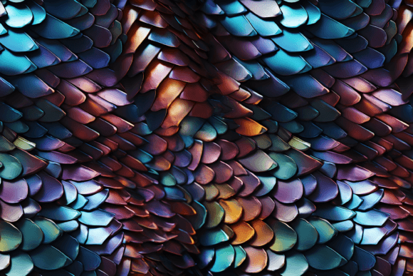 Dragon Scales Seamless Pattern Graphic Patterns By Nic Means Business