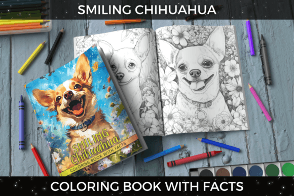 Chihuahua Coloring Book Pages with Bonus Graphic Coloring Pages & Books Adults By Doas