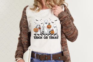 Trick or Treat Ghost Retro Halloween PNG Graphic Illustrations By Flora Co Studio 3