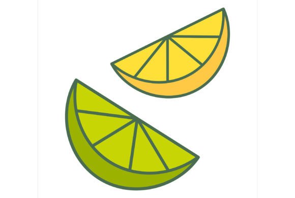 Lemon Slice Illustration Illustration Illustrations Imprimables Par RbsCreative