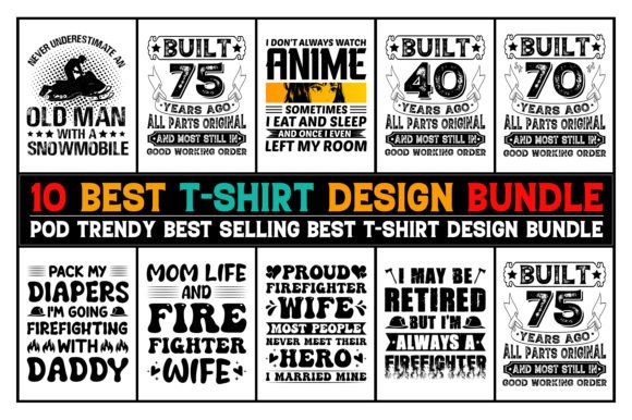 T-Shirt Design Gráfico Diseños de Camisetas Por T-Shirt Design Bundle
