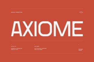 Axiome Sans Serif Font By Imoodev 1