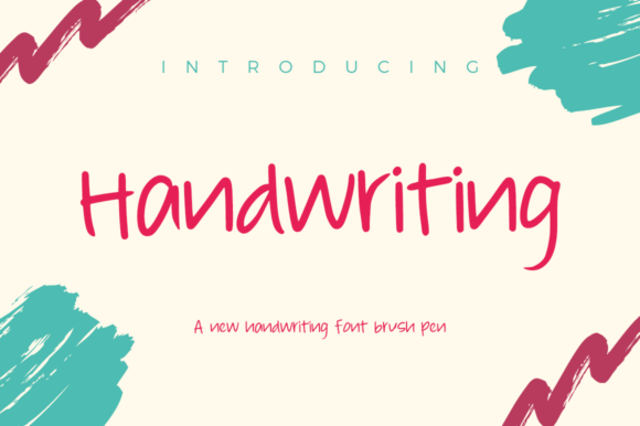 Handwriting Script & Handwritten Font By cocodesign