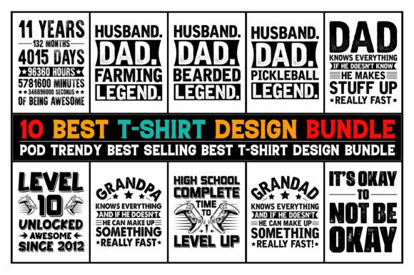 T-Shirt Design-Trendy T-Shirt Design Grafica Design di T-shirt Di T-Shirt Design Bundle