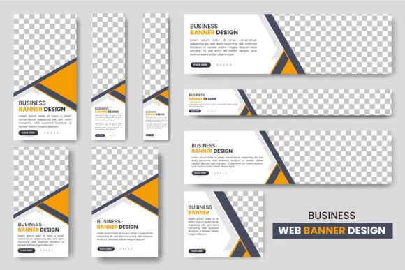 Web Banner Template Set Graphic Graphic Templates By Tanu