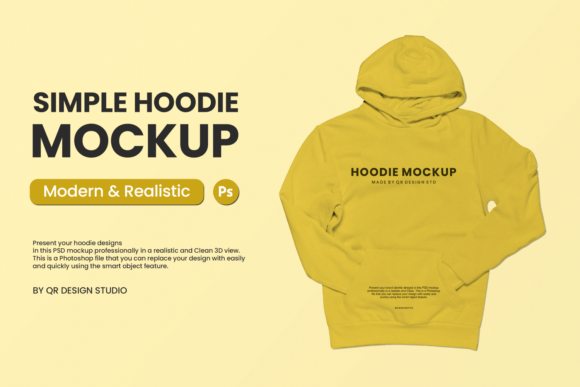 Hoodie Mockup Graphic Product Mockups By qrdesignstd