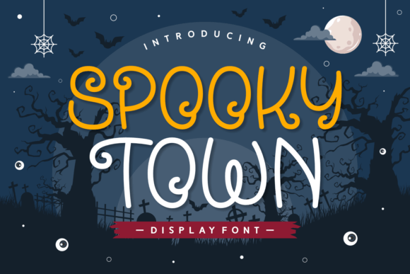 Spooky Town Display-Schriftarten Schriftart Von Dito (7NTypes)