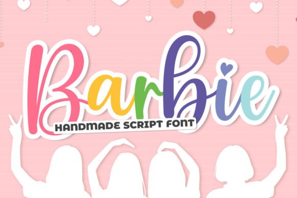 Barbie Skript-Schriftarten Font By Natural Ink