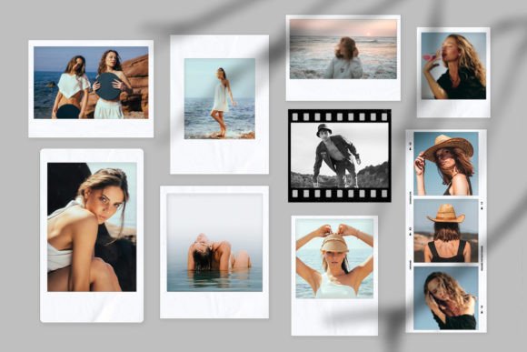 Polaroid Frames PNG Overlay Graphic Textures By Tammami