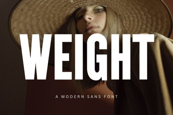 Weight Sans Serif Font By Graphicxell
