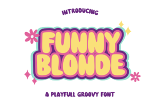 Funny Blonde Display Font By Sakti Avellin 1