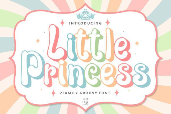 Little Princess Display Font By keng graphic