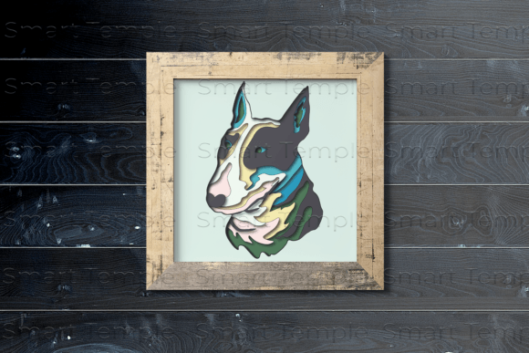Dog Svg File for Cricut,Dog 3d Shadowbox Graphic 3D Shadow Box By SmartTemple