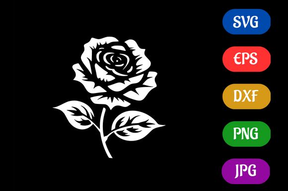 Flower - Minimalist Logo Vector SVG EPS Grafika Ilustracje AI Przez Creative Oasis