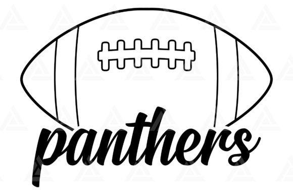 Panthers Football Svg Cut File Graphic Crafts By svgvectormonster