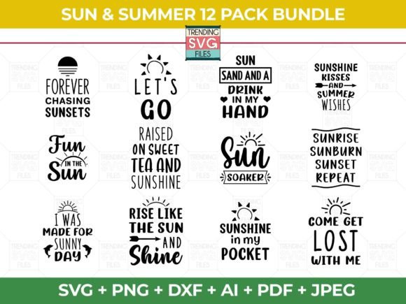 Summer Svg Bundle Graphic Crafts By trendingsvgfiles