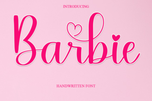 Barbie Script & Handwritten Font By cans studio 1