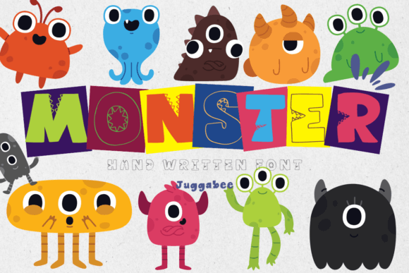 Monster Display Font By Juggabee