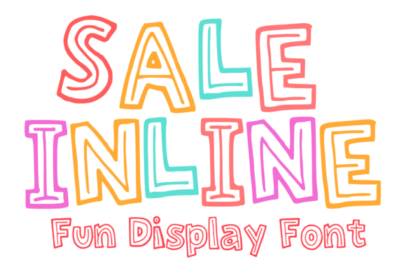 Sale Inline Display Fonts Font Door MVMET