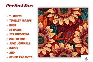80 Floral Patterns Midjourney Prompts Graphic AI Patterns By Artistic Revolution 3