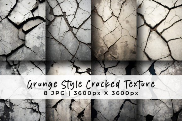 Grunge Style Cracked Texture Background Graphic Textures By srempire