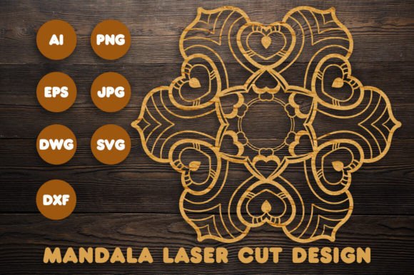 3D Floral Mandala Svg Files for Cricut Graphic 3D Flowers By Digital Design Den