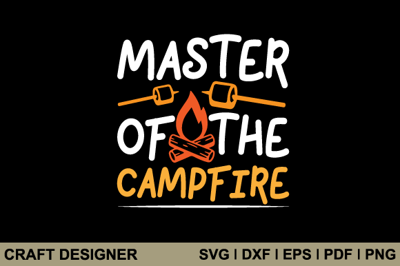 Master of the Campfire Svg Cutting File Gráfico Artesanato Por craft-designer