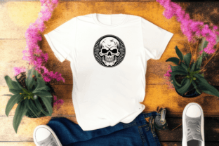 Skull | SVG EPS DXF PNG JPG Silhouette Gráfico Ilustraciones IA Por Creative Oasis 2