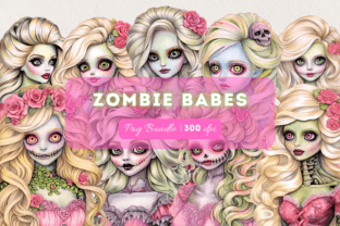 Zombie Babes Graphic AI Graphics By SoA Designz 1