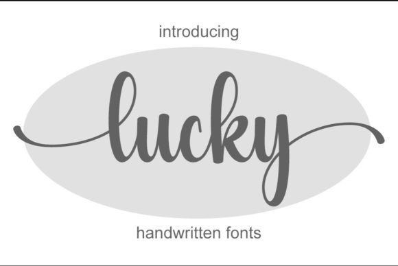 Lucky Script & Handwritten Font By Hardiboy Design