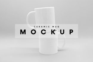 Two Ceramic Mug Mockup Graphic Product Mockups By MockupForest 1