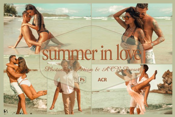 10 Summer in Love Photoshop Actions Graphic Actions & Presets By Mattte Studio